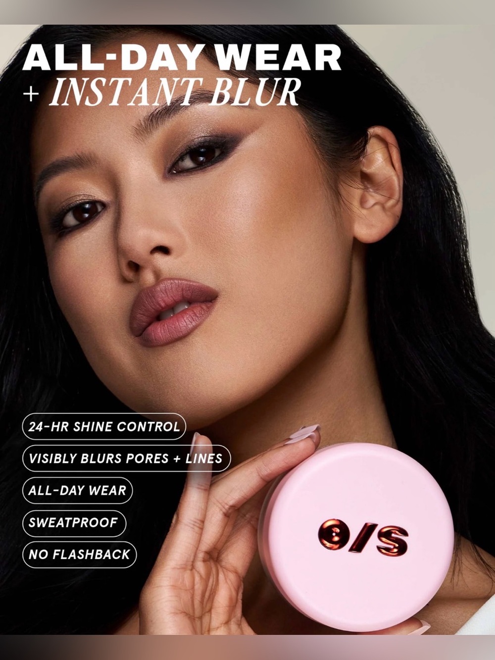 ONE/SIZE Blurring Setting Powder Ultra Pink - Travel Size